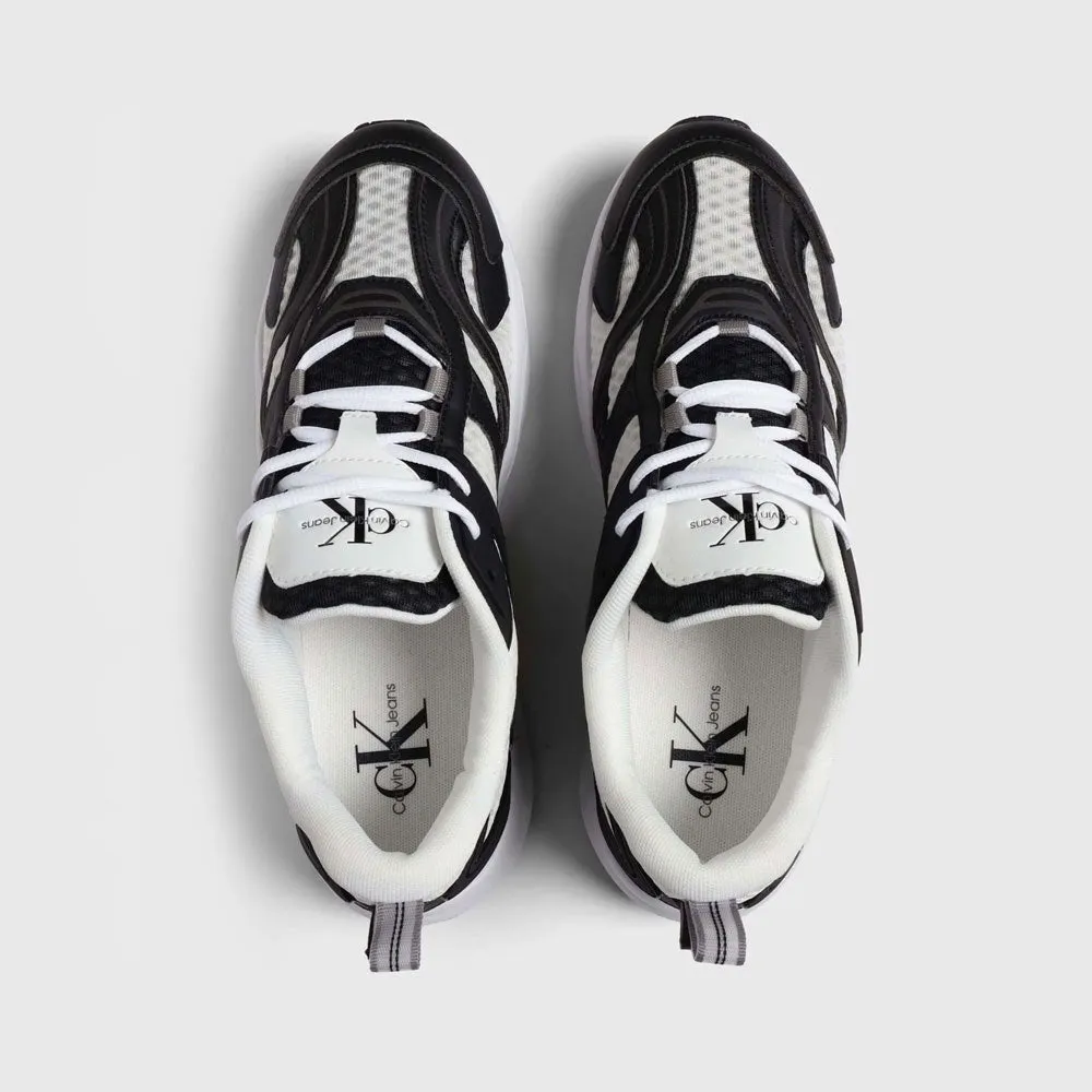 Retro Tennis Sneaker  - Black Multi