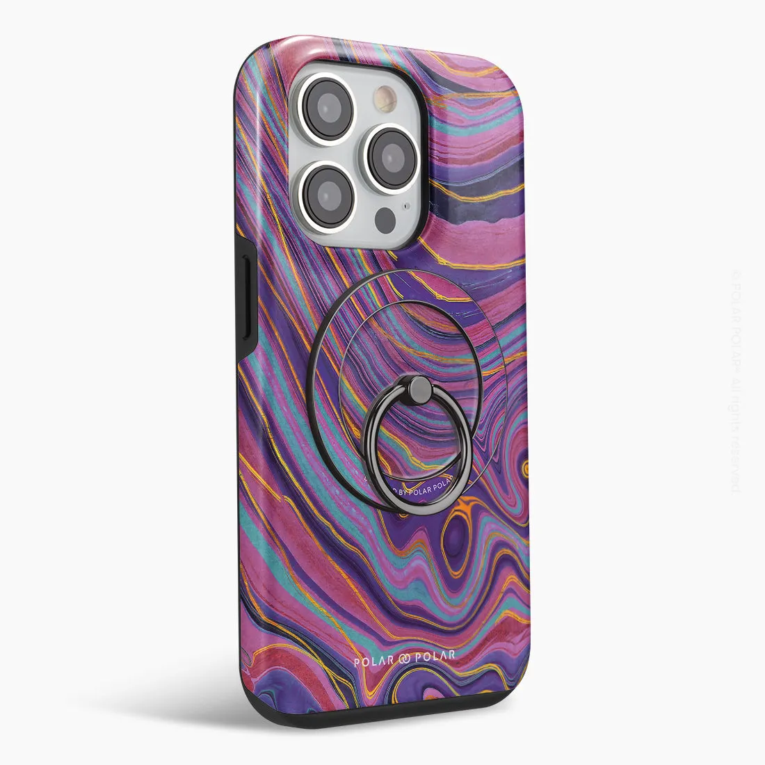 Rhythm in the Desert - Black MagSafe Phone Grip and Ring Holder Stand