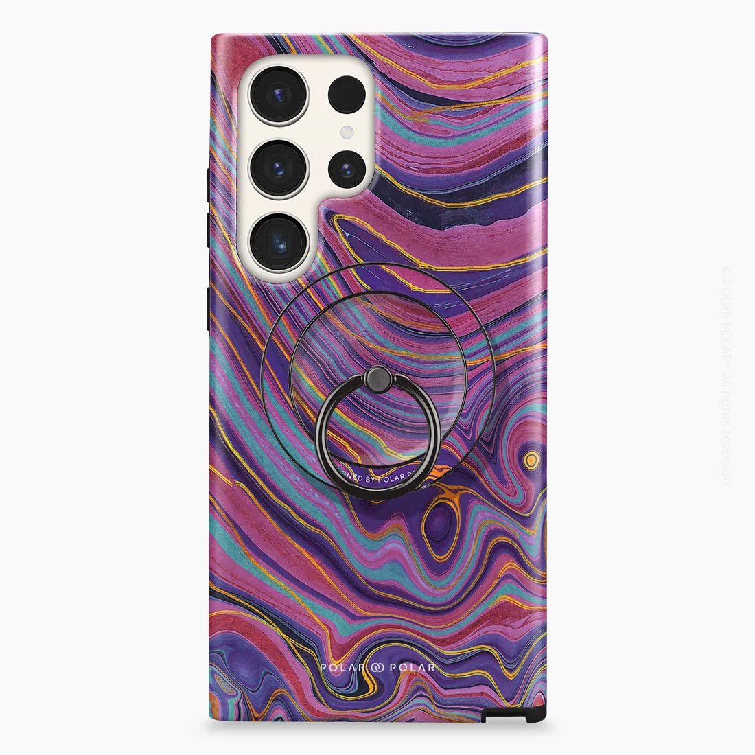 Rhythm in the Desert - Black MagSafe Phone Grip and Ring Holder Stand