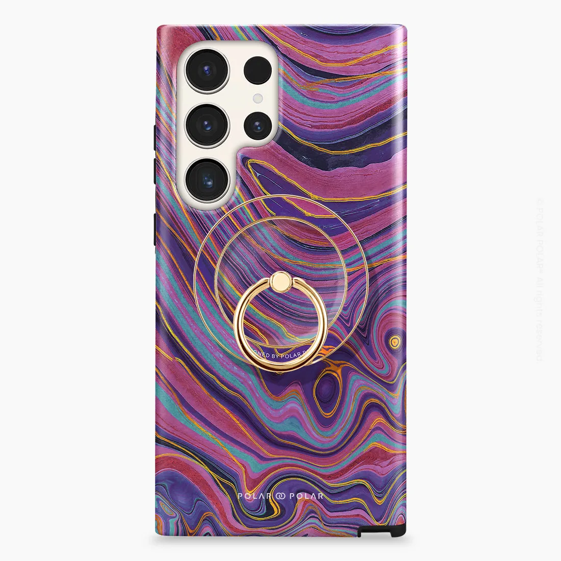 Rhythm in the Desert - Golden MagSafe Phone Grip and Ring Holder Stand