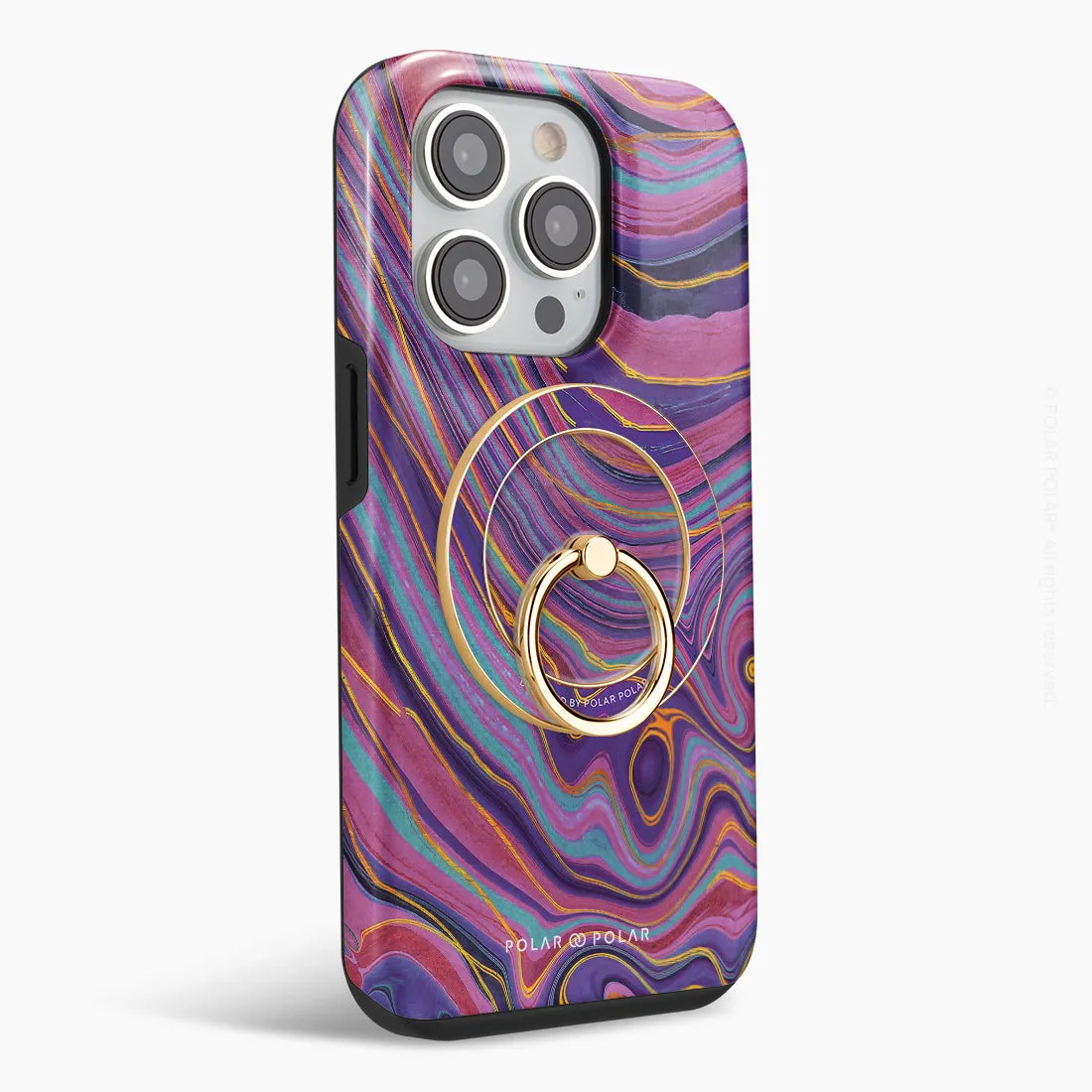 Rhythm in the Desert - Golden MagSafe Phone Grip and Ring Holder Stand