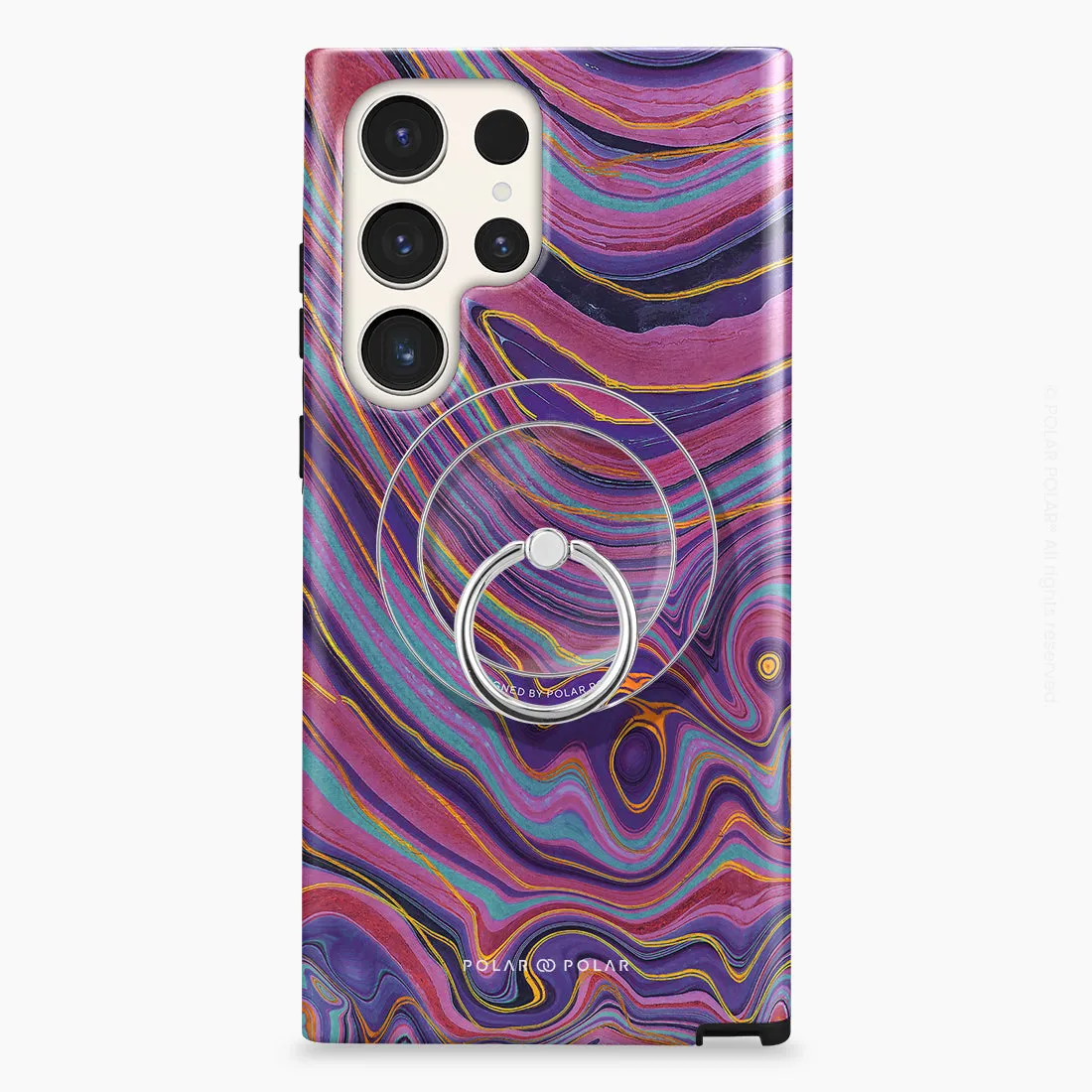 Rhythm in the Desert - Silver MagSafe Phone Grip and Ring Holder Stand