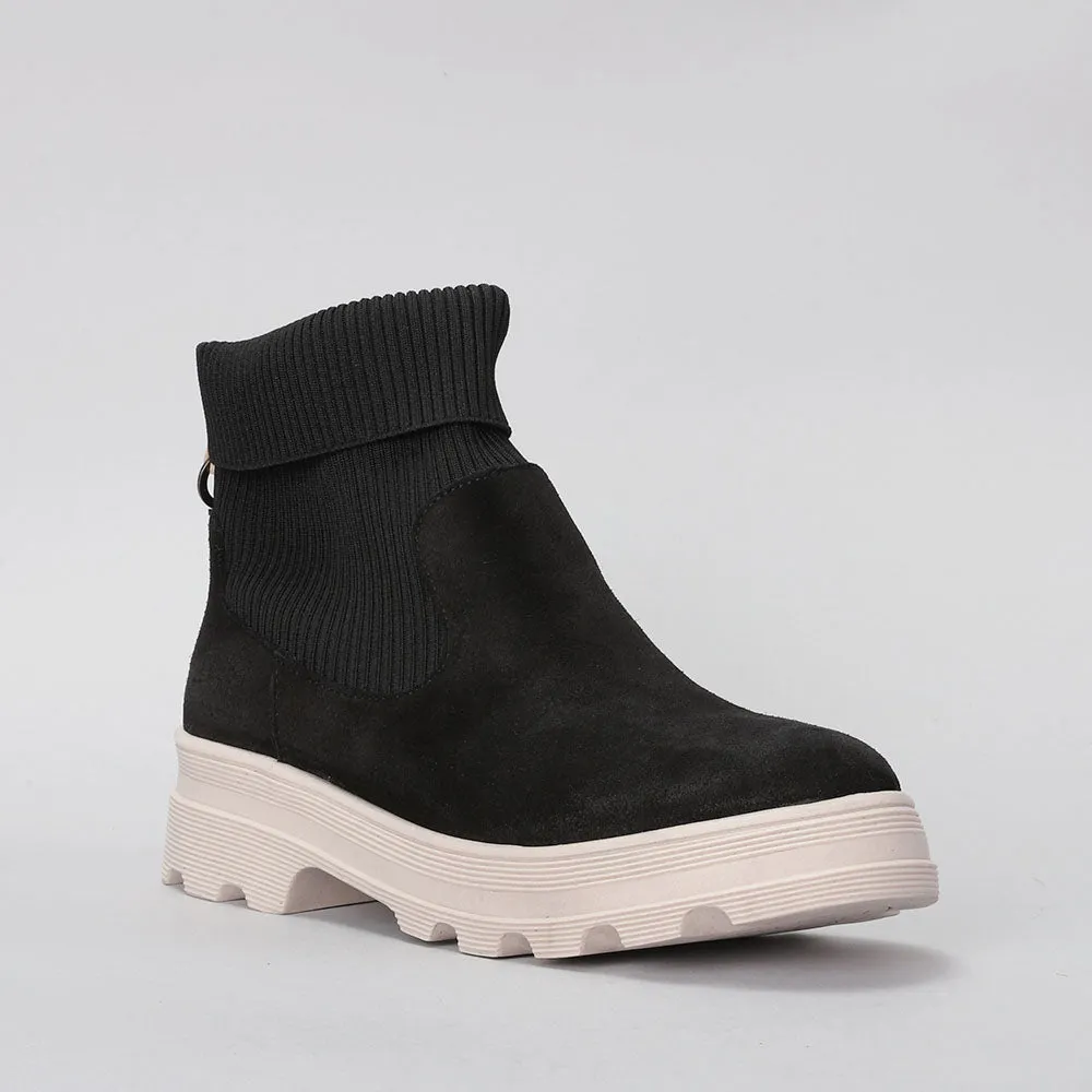 Ridge -Black/Taupe sole