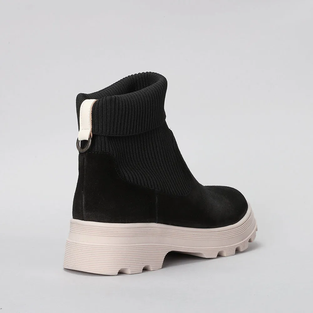 Ridge -Black/Taupe sole