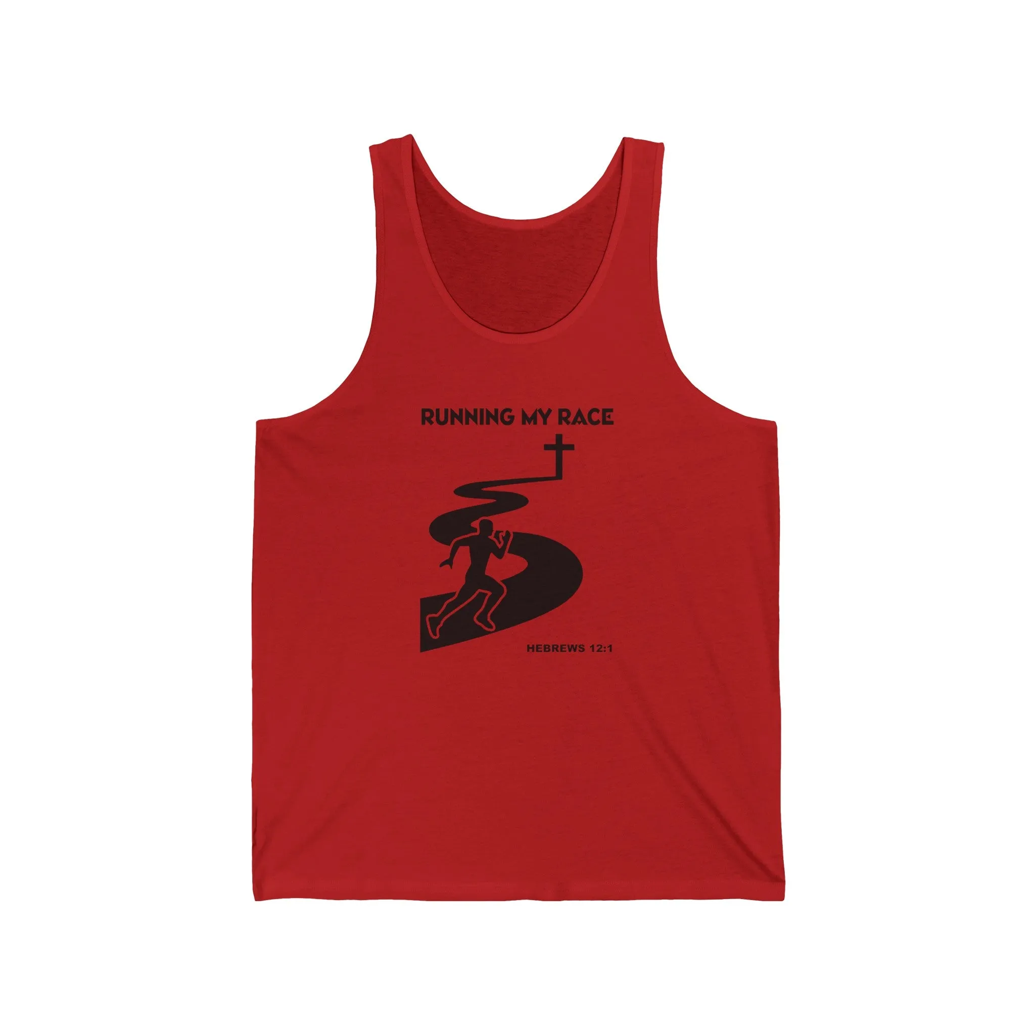 Running My Race Men’s Unisex Jersey Tank