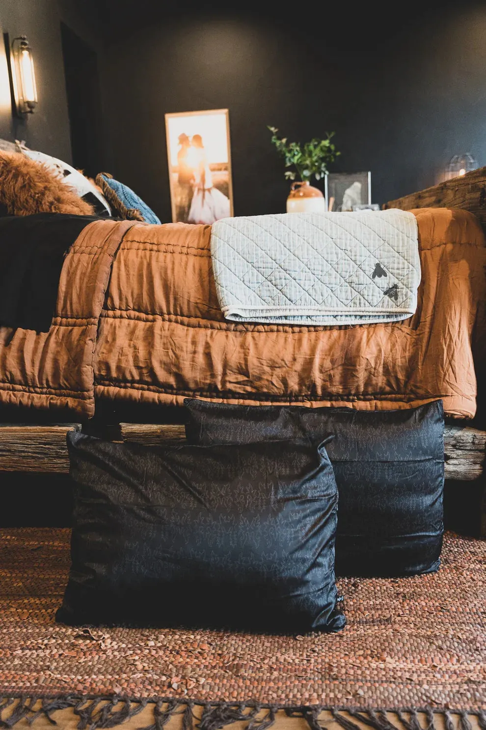 Satin Sleep Pillowcase Set - Boot Stitch