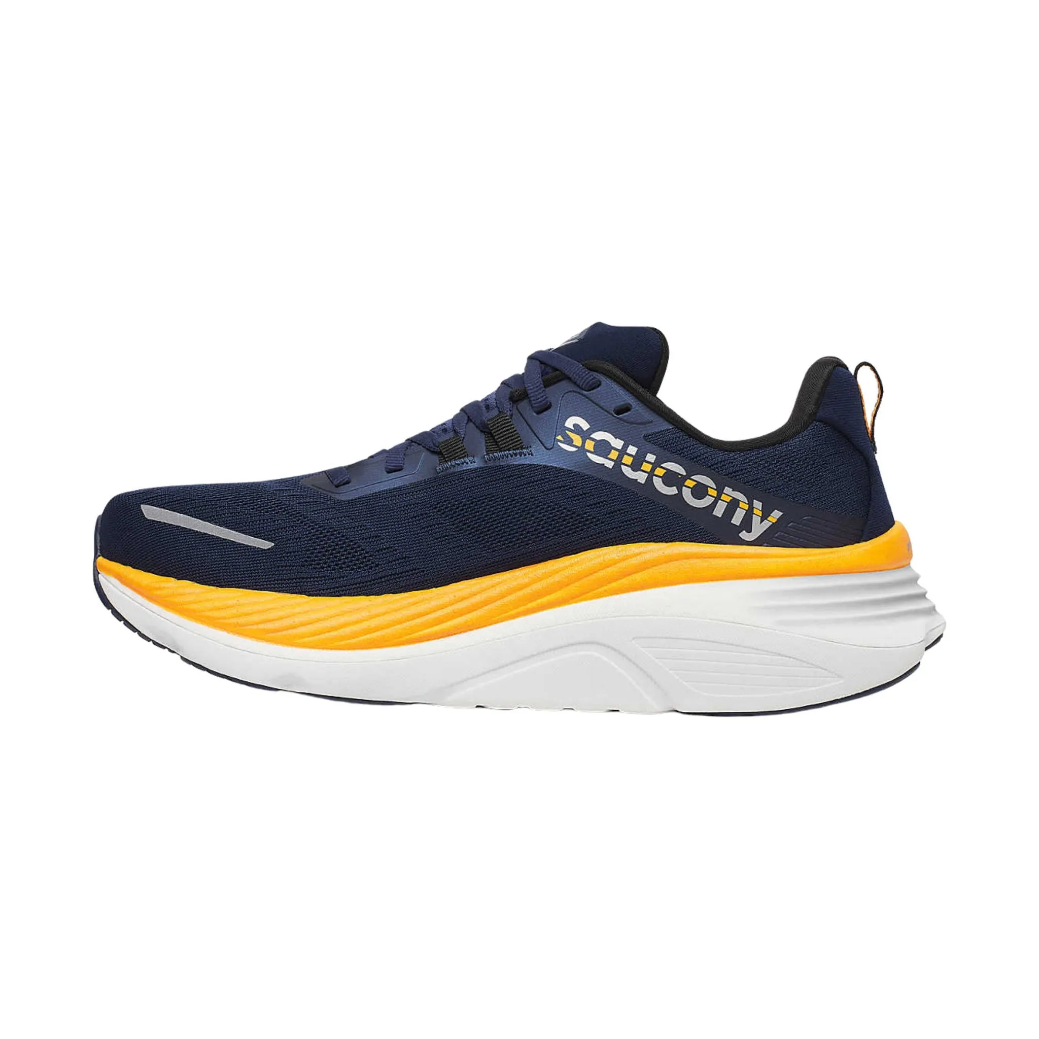 Saucony Men's Hurricane 24 Running Shoes - Navy/Peel