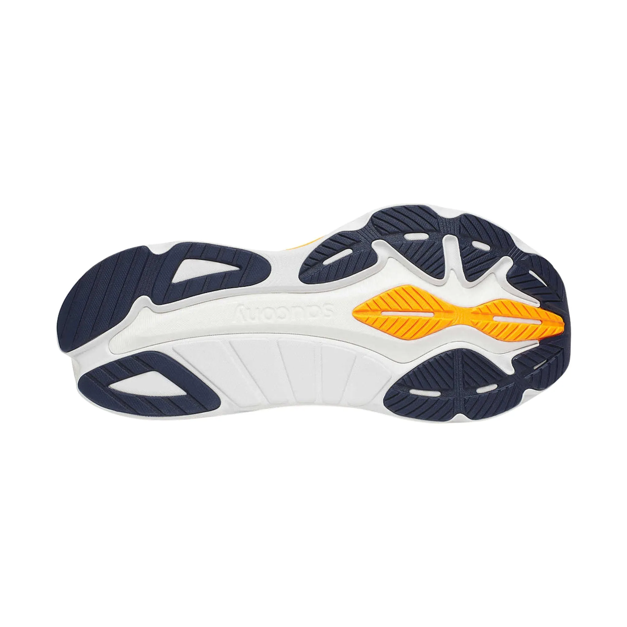 Saucony Men's Hurricane 24 Running Shoes - Navy/Peel