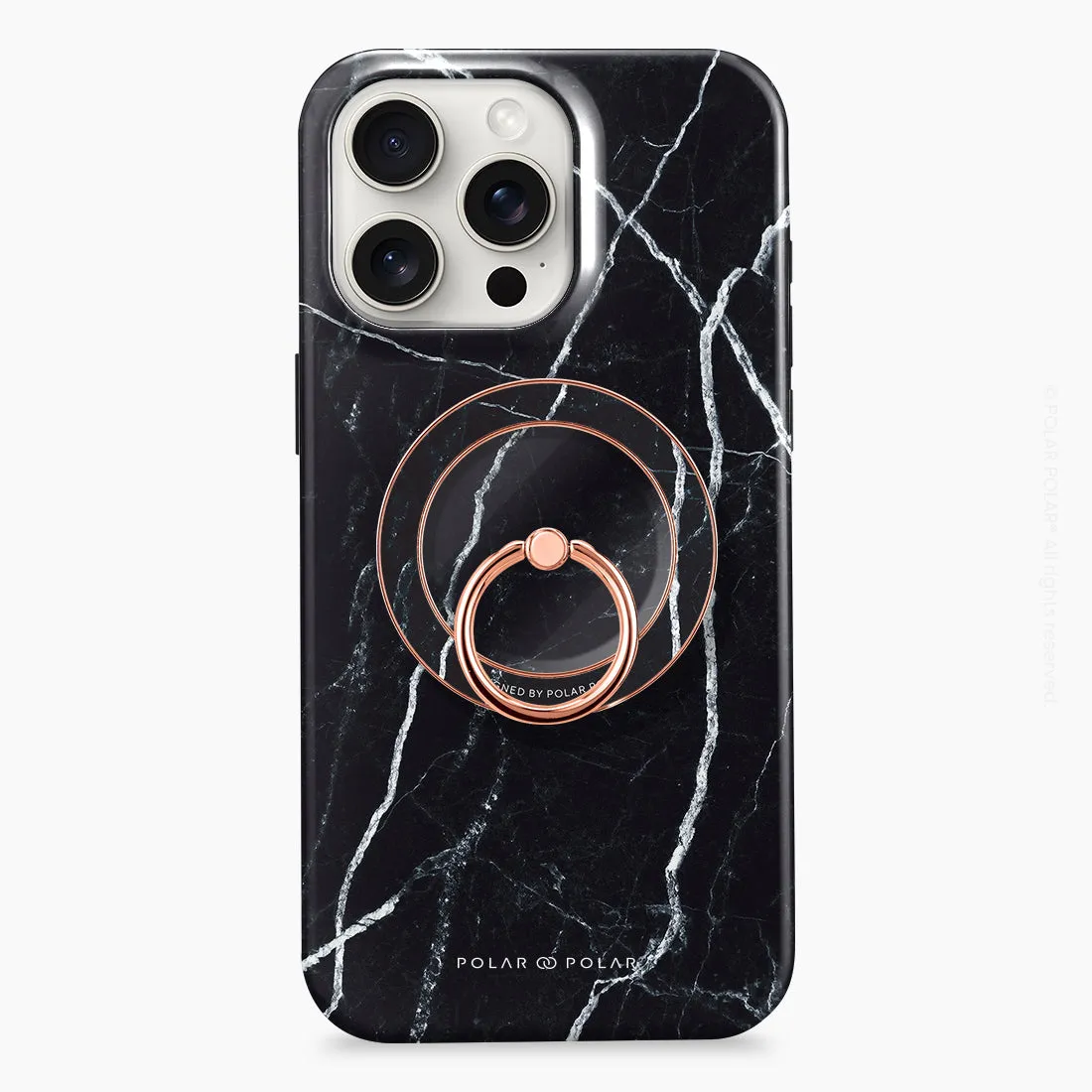 Secret Dark - Rose Gold MagSafe Phone Grip and Ring Holder Stand