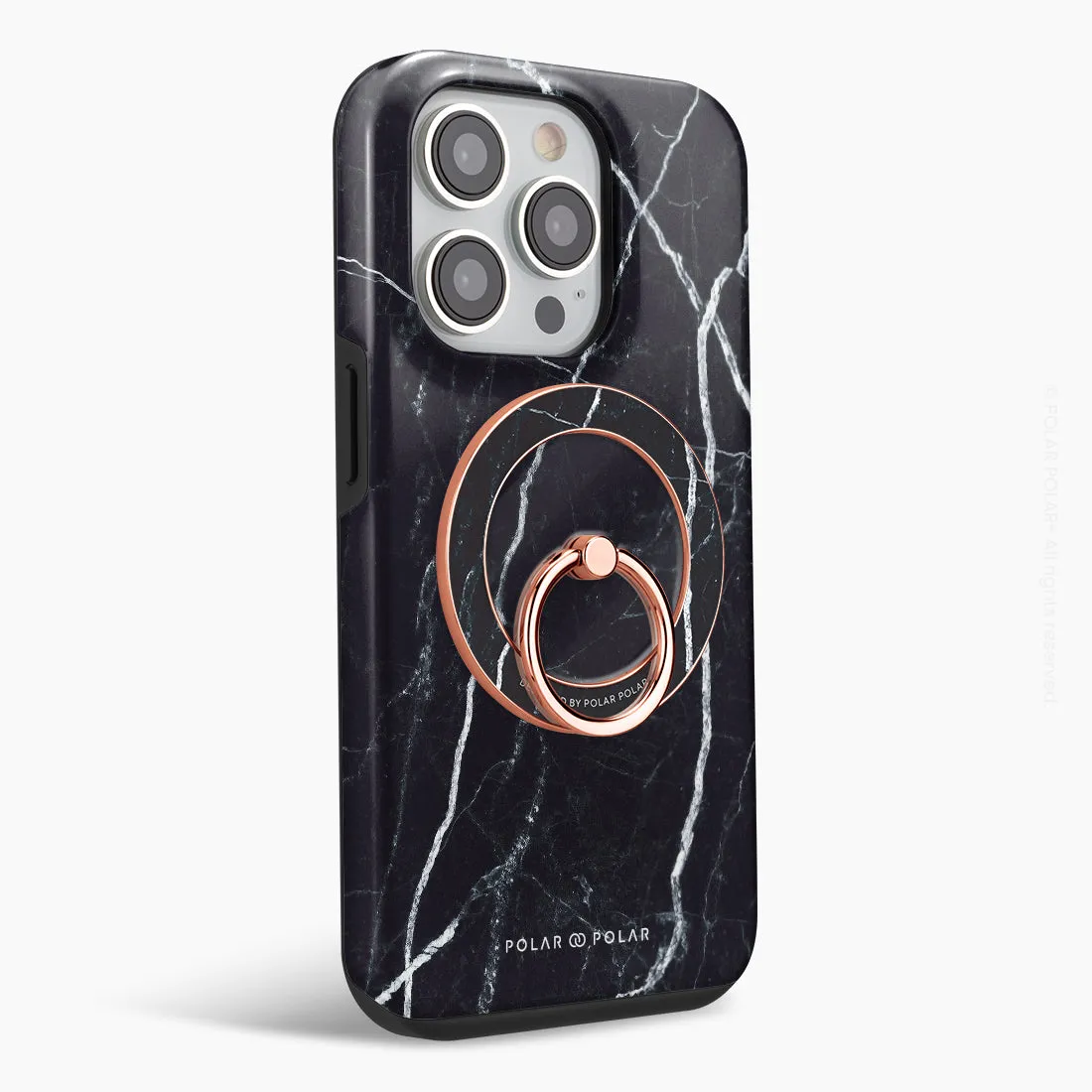Secret Dark - Rose Gold MagSafe Phone Grip and Ring Holder Stand