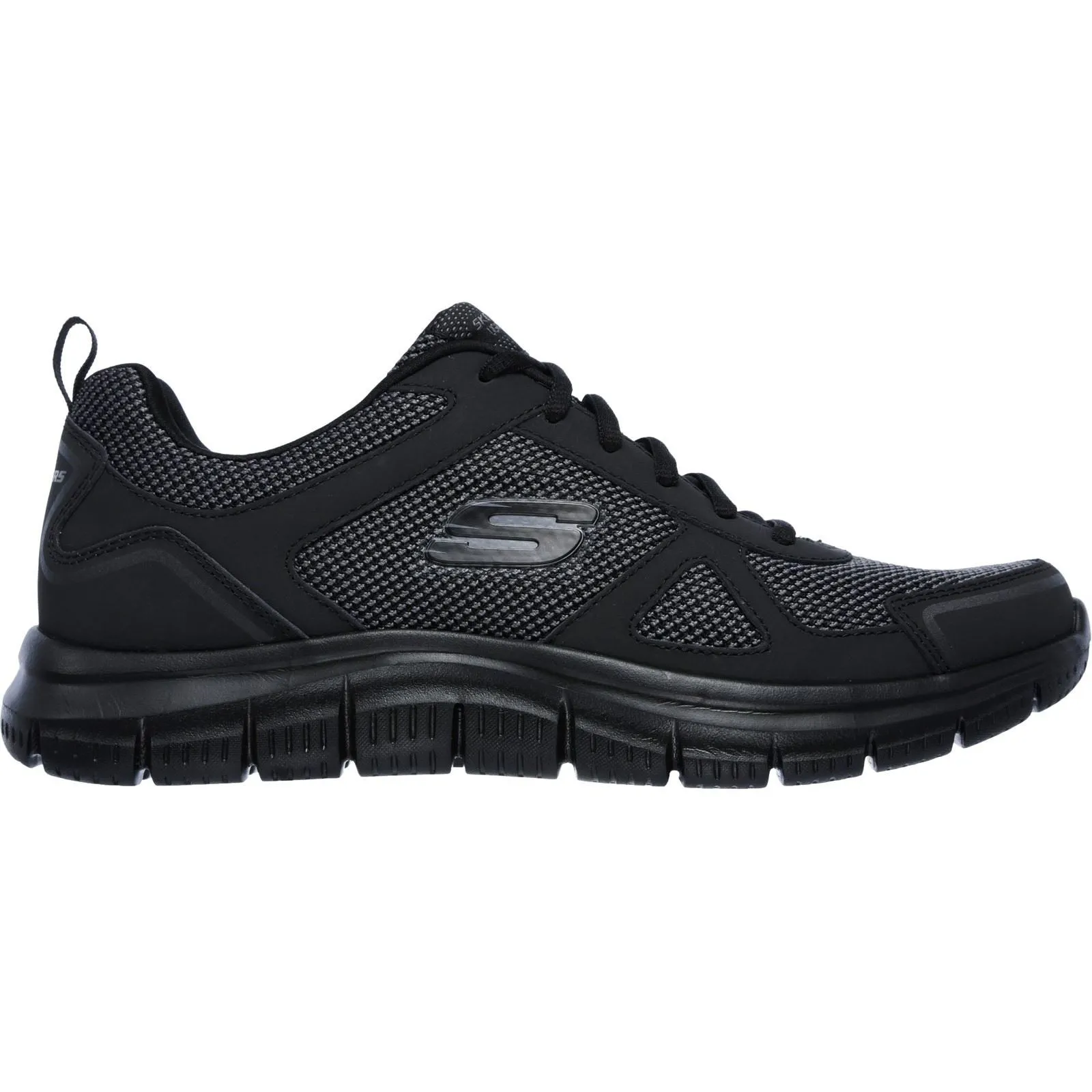 Skechers 52630 Track Bucolo Sport-Sneaker für Herren in weiter Passform - Schwarz