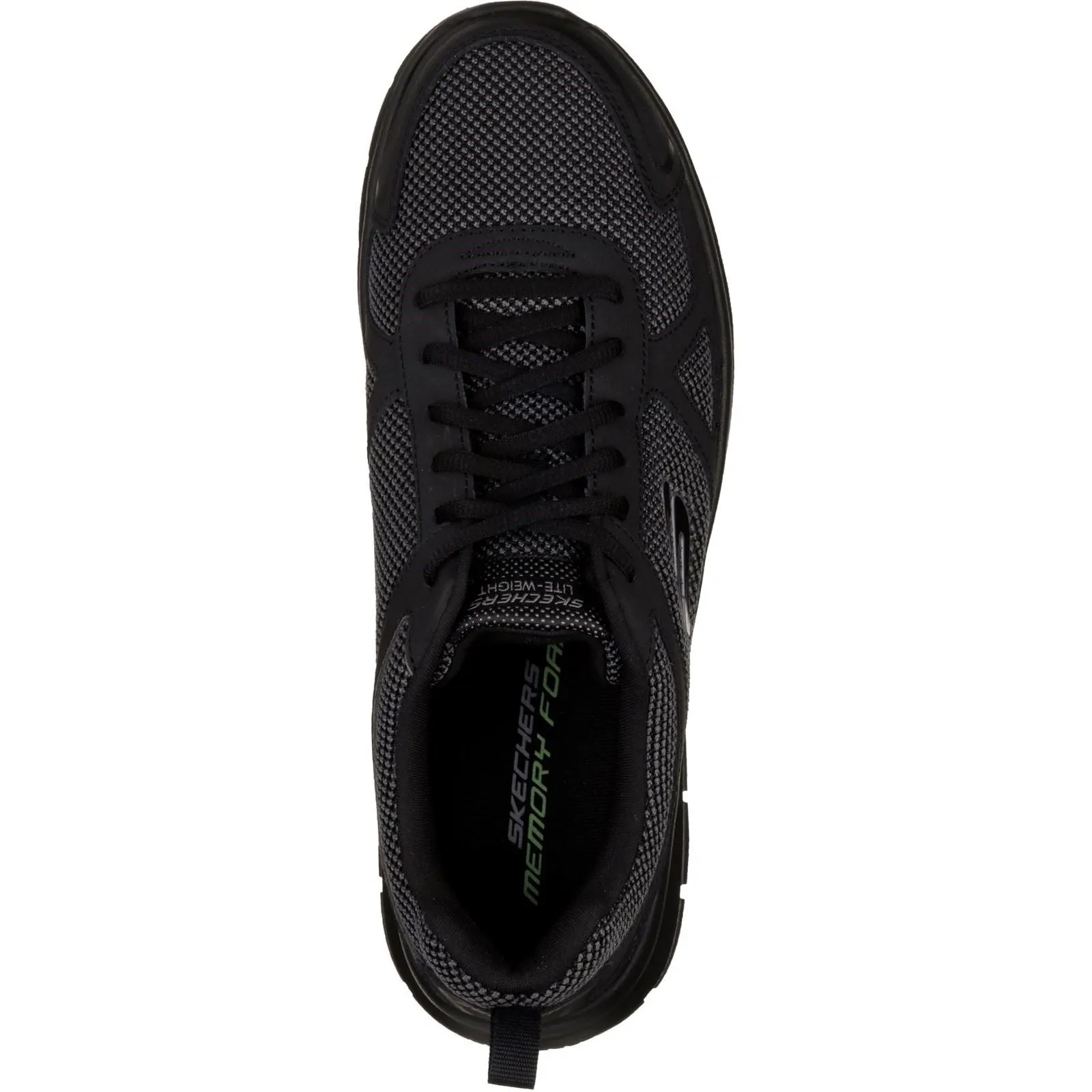 Skechers 52630 Track Bucolo Sport-Sneaker für Herren in weiter Passform - Schwarz