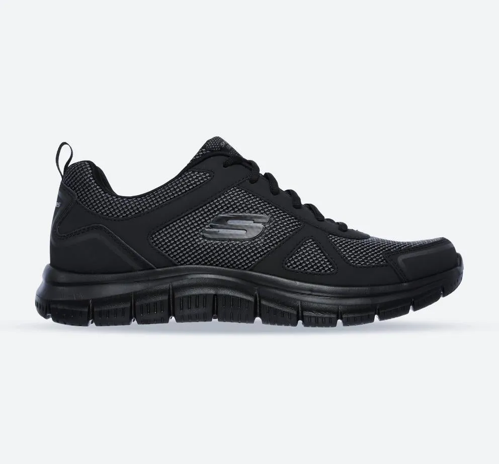 Skechers 52630 Track Bucolo Sport-Sneaker für Herren in weiter Passform - Schwarz