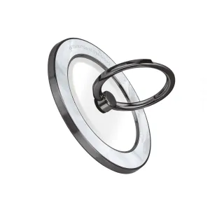 Snow Mountain - Black MagSafe Phone Grip and Ring Holder Stand