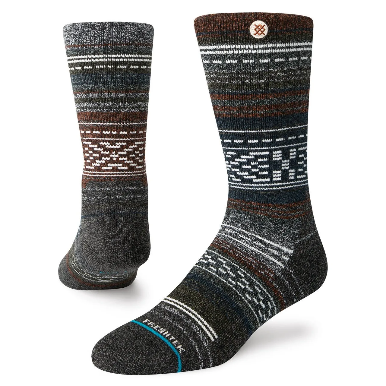 Stance Windy Peaks Mid Cushion Merino Wool Blend Hiking Socks