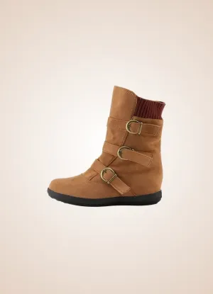 Steampunk Buckle Ankle Boots