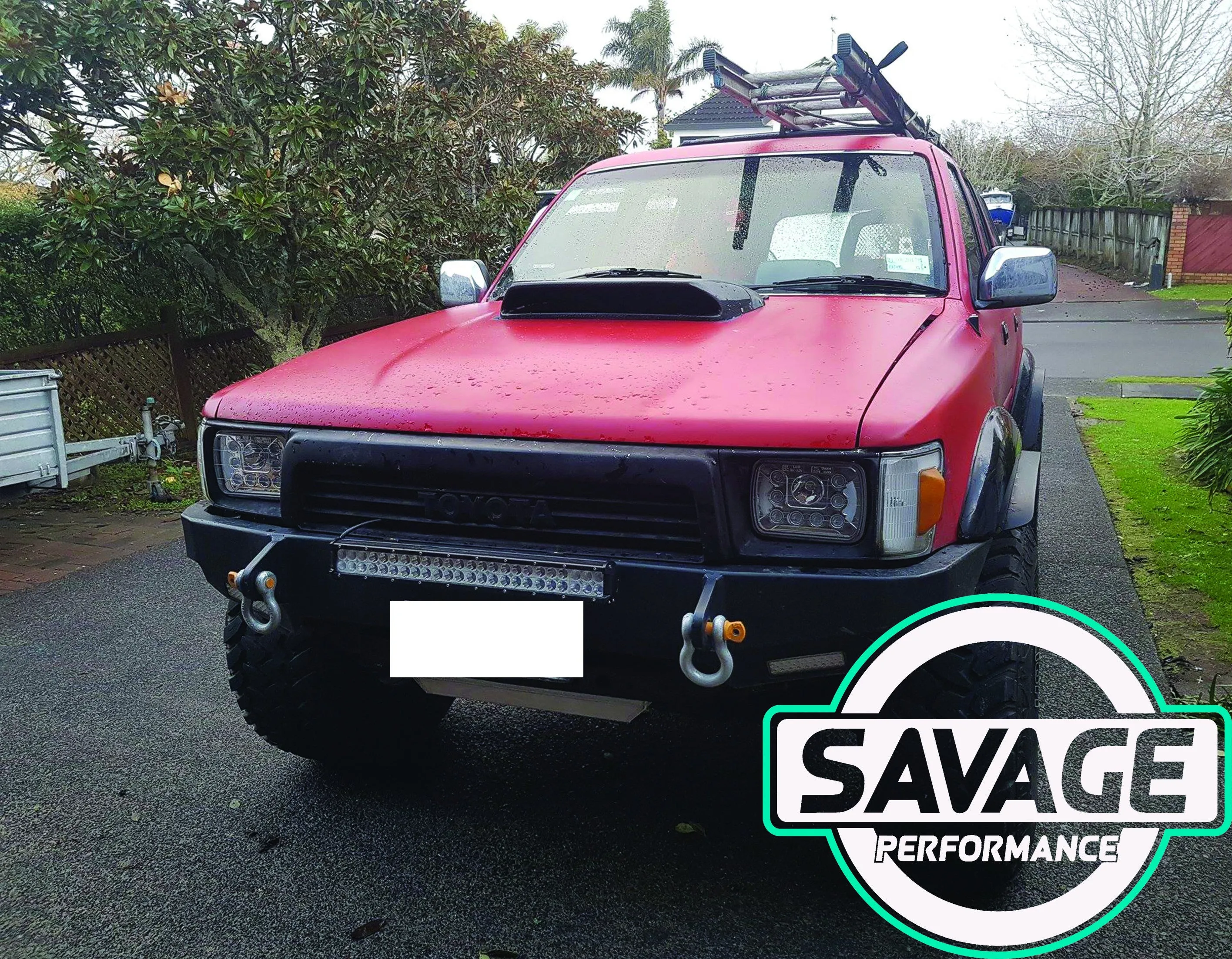 Suits Toyota Hilux Aftermarket 7 Inch x 5 Inch LED Headlights *Savage Performance*