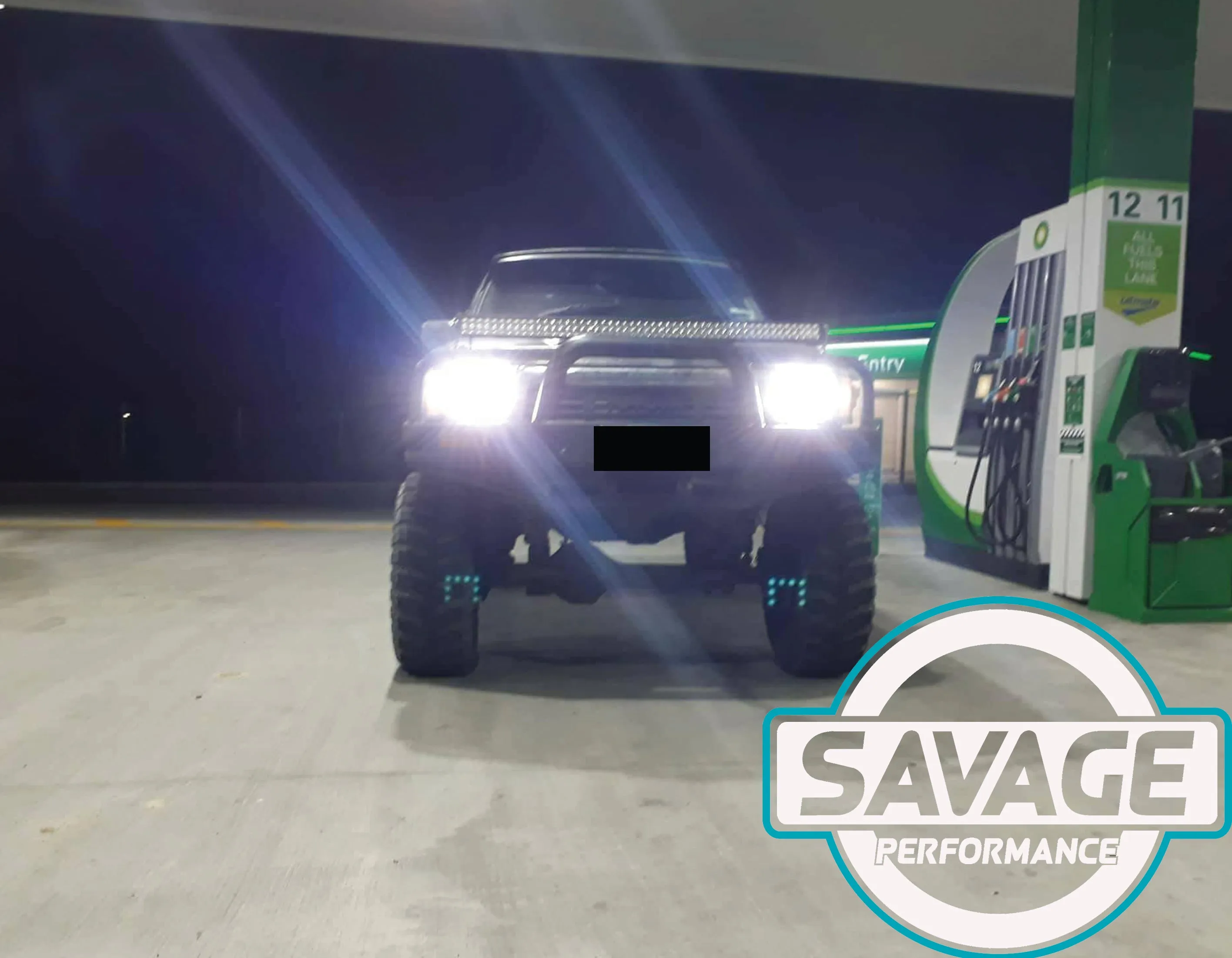 Suits Toyota Hilux Aftermarket 7 Inch x 5 Inch LED Headlights *Savage Performance*