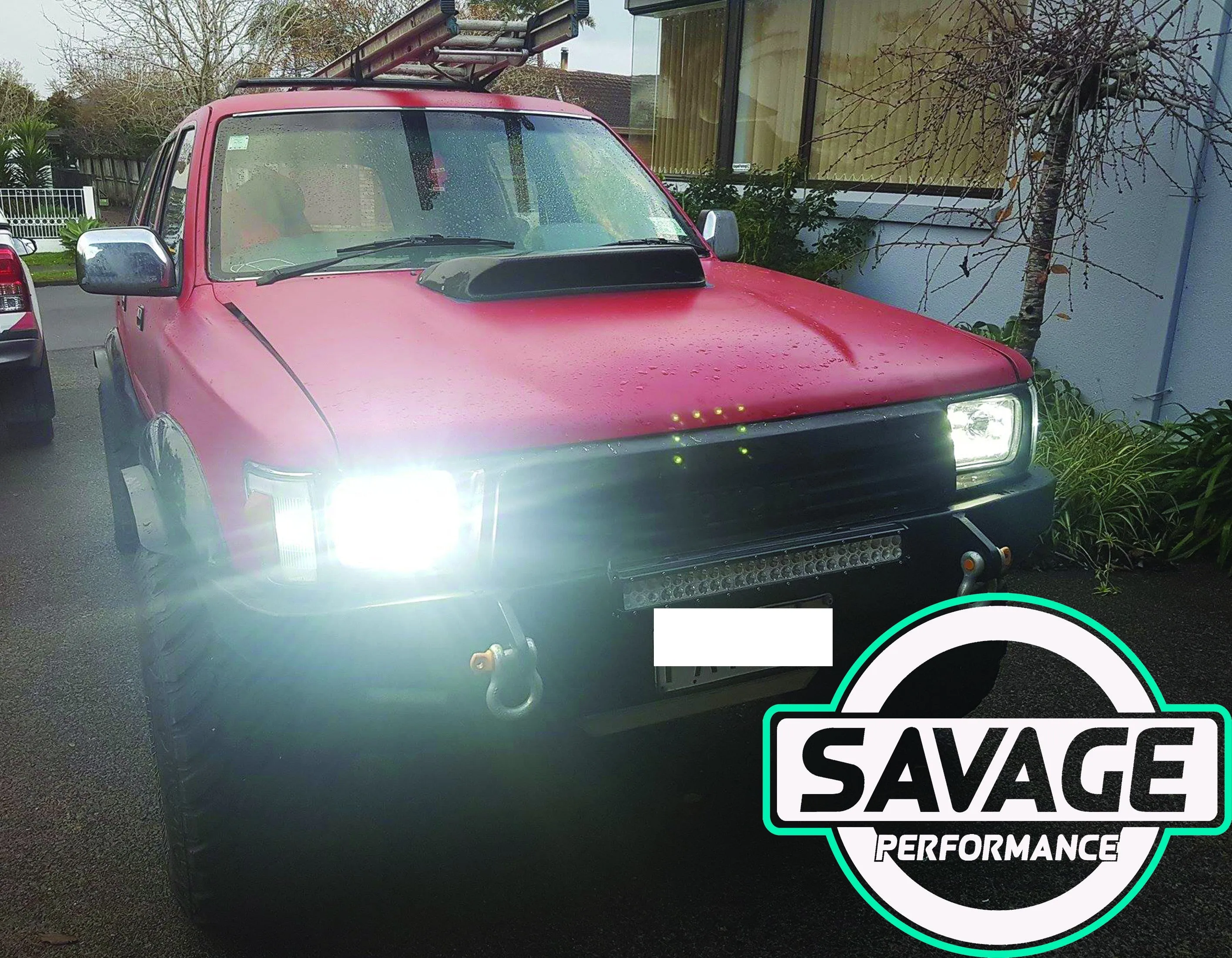 Suits Toyota Hilux Aftermarket 7 Inch x 5 Inch LED Headlights *Savage Performance*