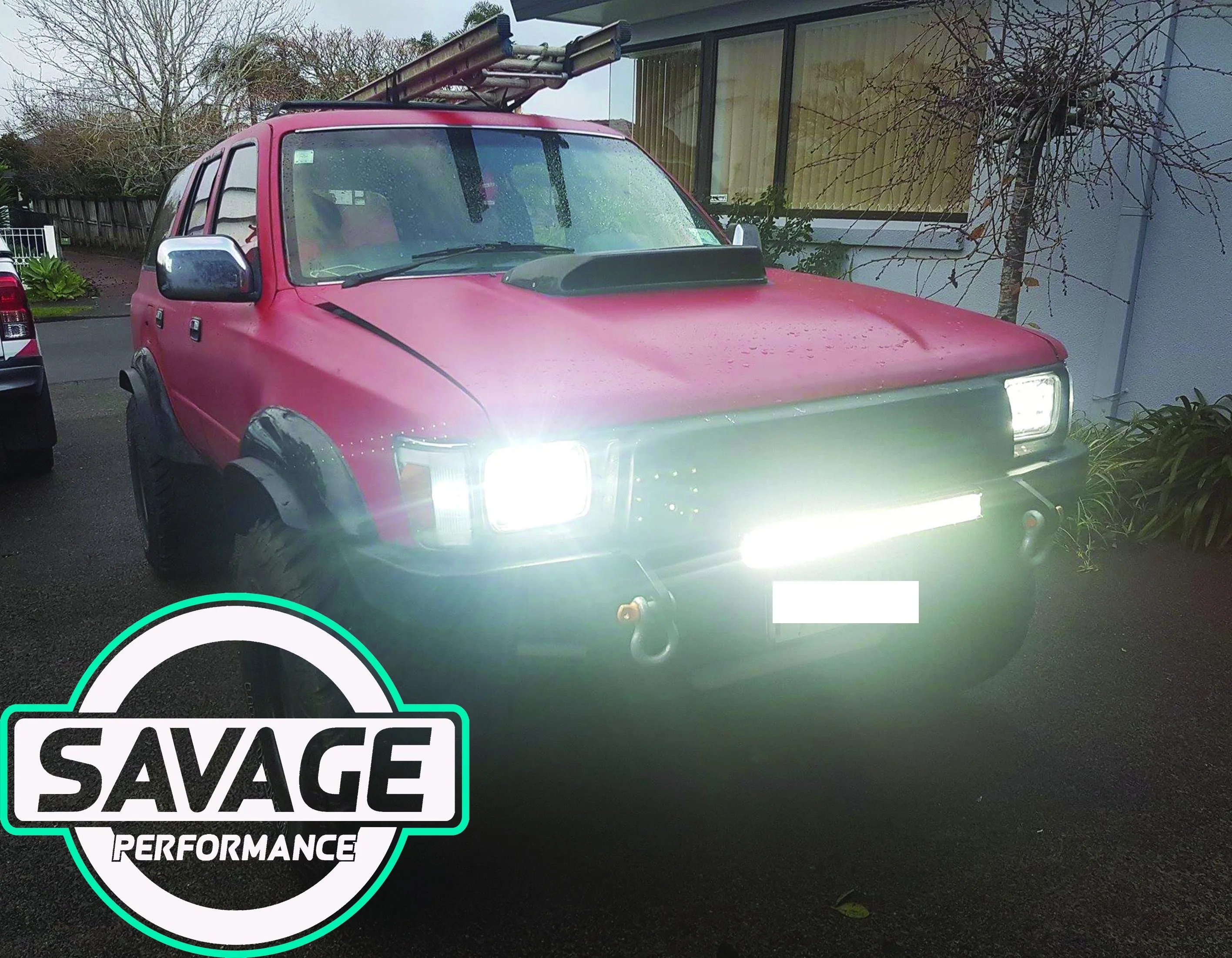Suits Toyota Hilux Aftermarket 7 Inch x 5 Inch LED Headlights *Savage Performance*
