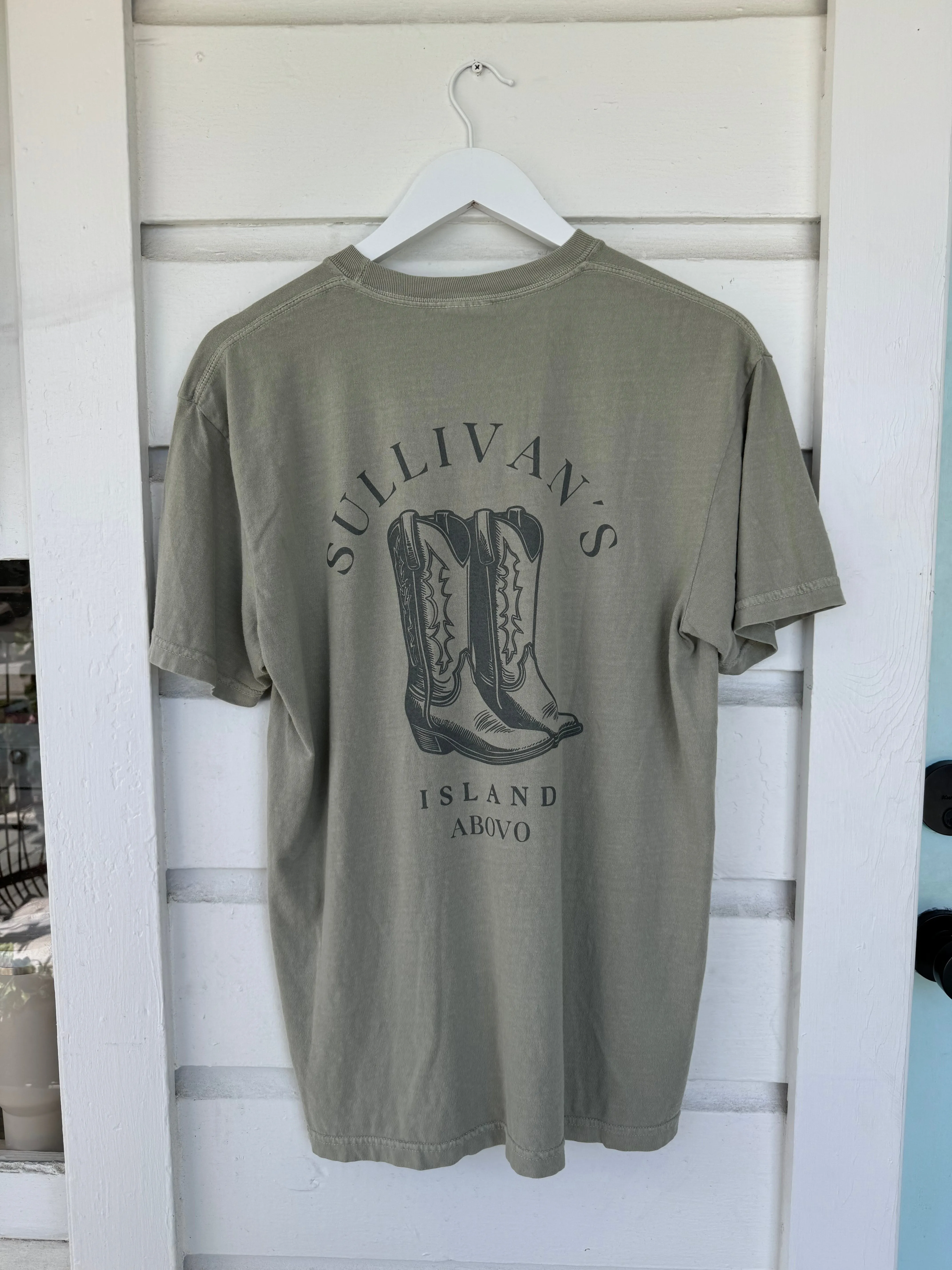 Sullivans Boot T Shirt Taupe