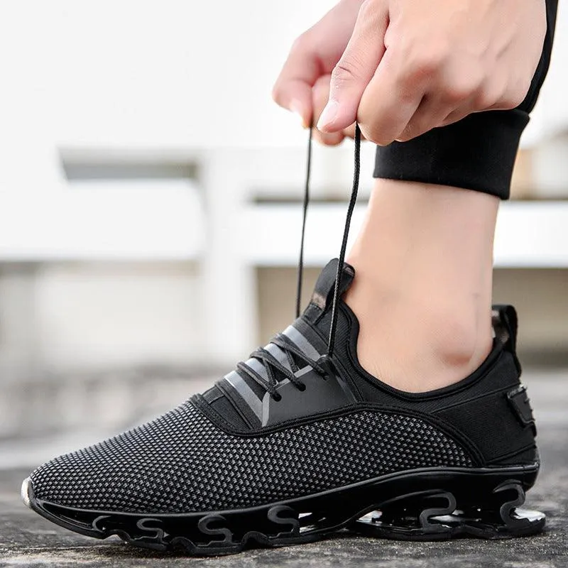 Summer sports shoes breathable men's shoes 2021 new flying woven men's shoes mesh casual shoes student running shoes men's tide