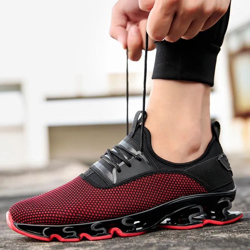 Summer sports shoes breathable men's shoes 2021 new flying woven men's shoes mesh casual shoes student running shoes men's tide