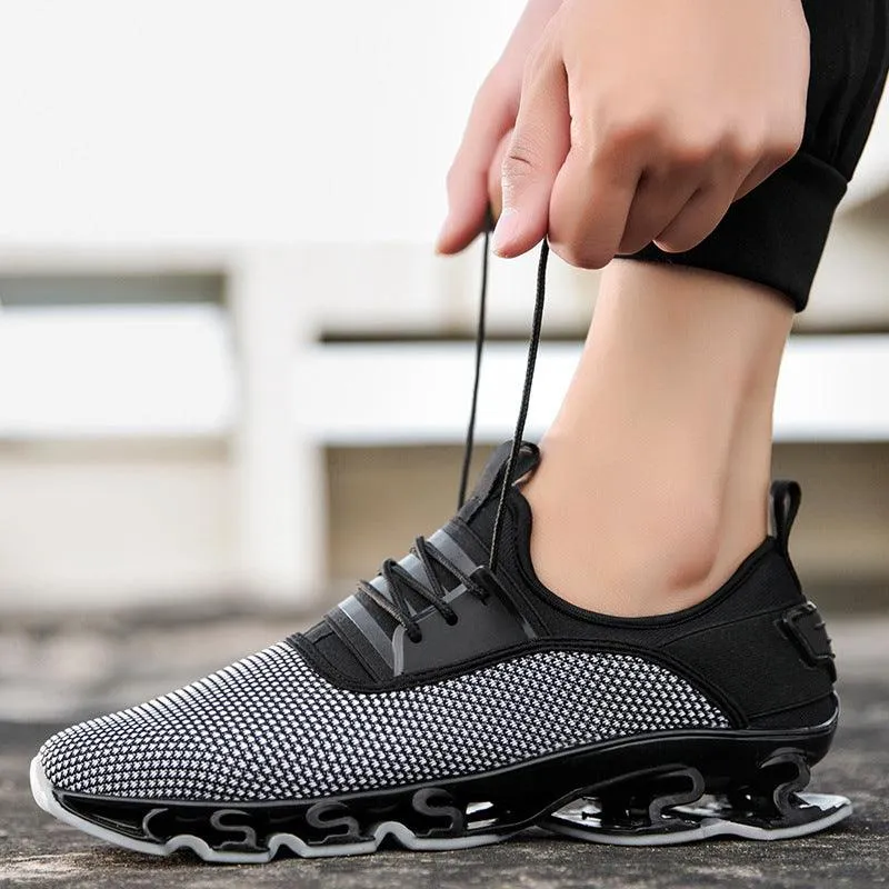 Summer sports shoes breathable men's shoes 2021 new flying woven men's shoes mesh casual shoes student running shoes men's tide