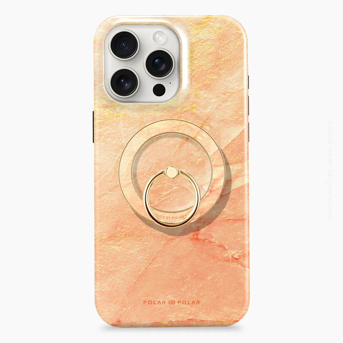 Sunset - Golden MagSafe Phone Grip and Ring Holder Stand