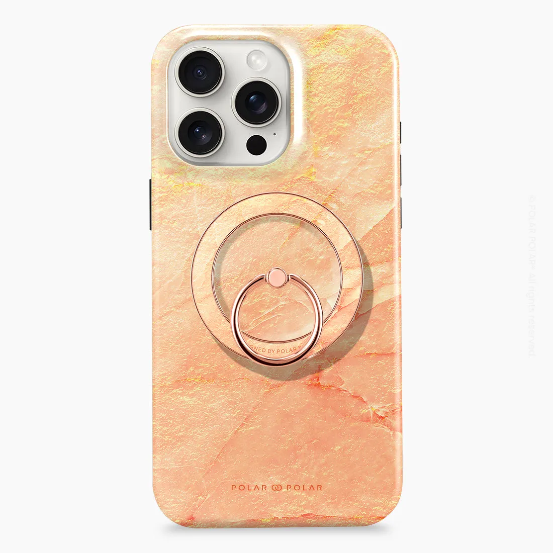Sunset - Rose Gold MagSafe Phone Grip and Ring Holder Stand