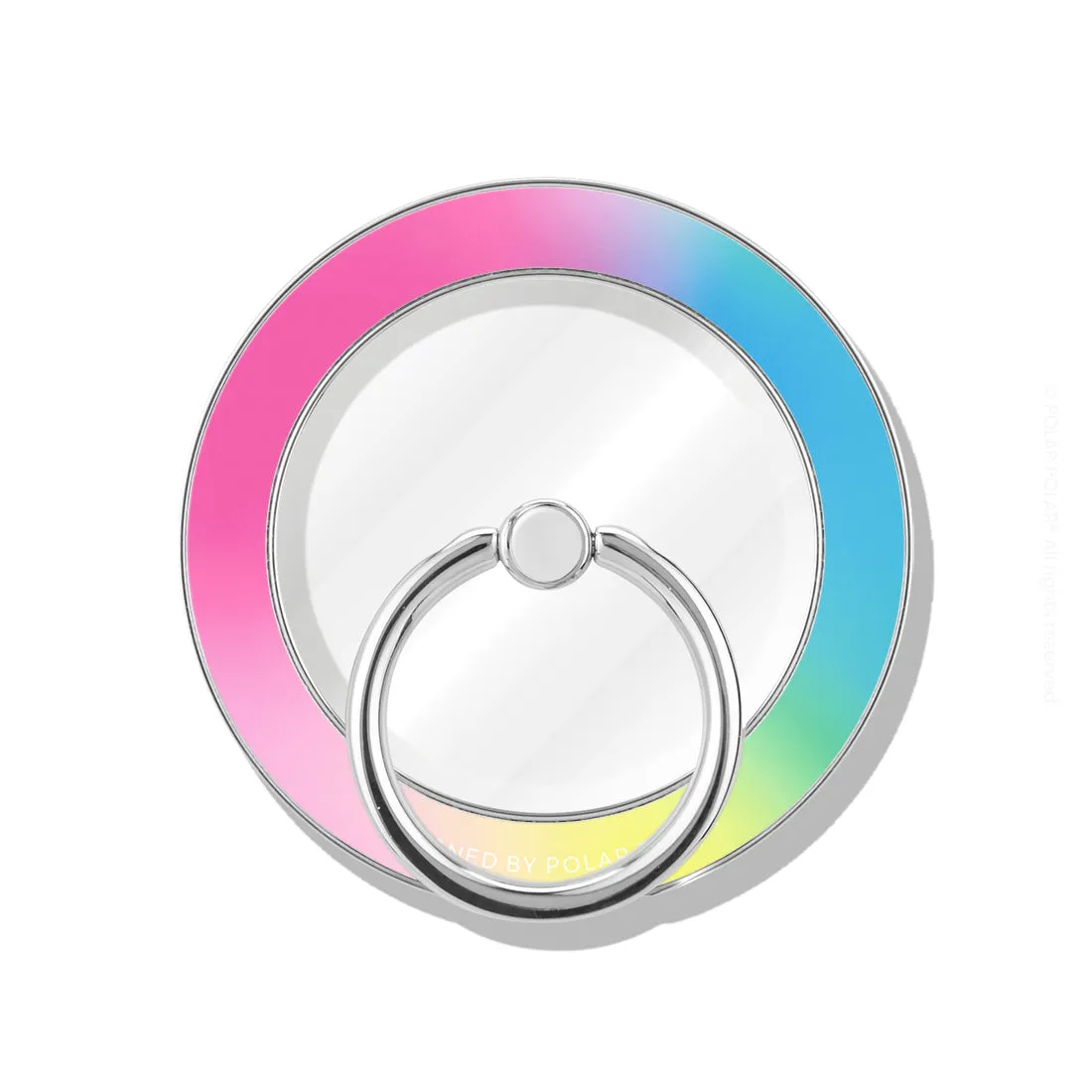 Sweet Dream Holo - Silver MagSafe Phone Grip and Ring Holder Stand