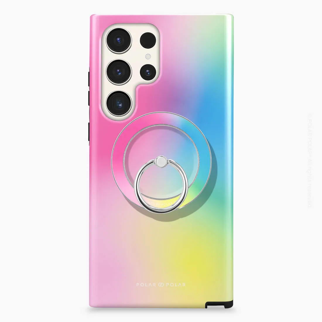 Sweet Dream Holo - Silver MagSafe Phone Grip and Ring Holder Stand