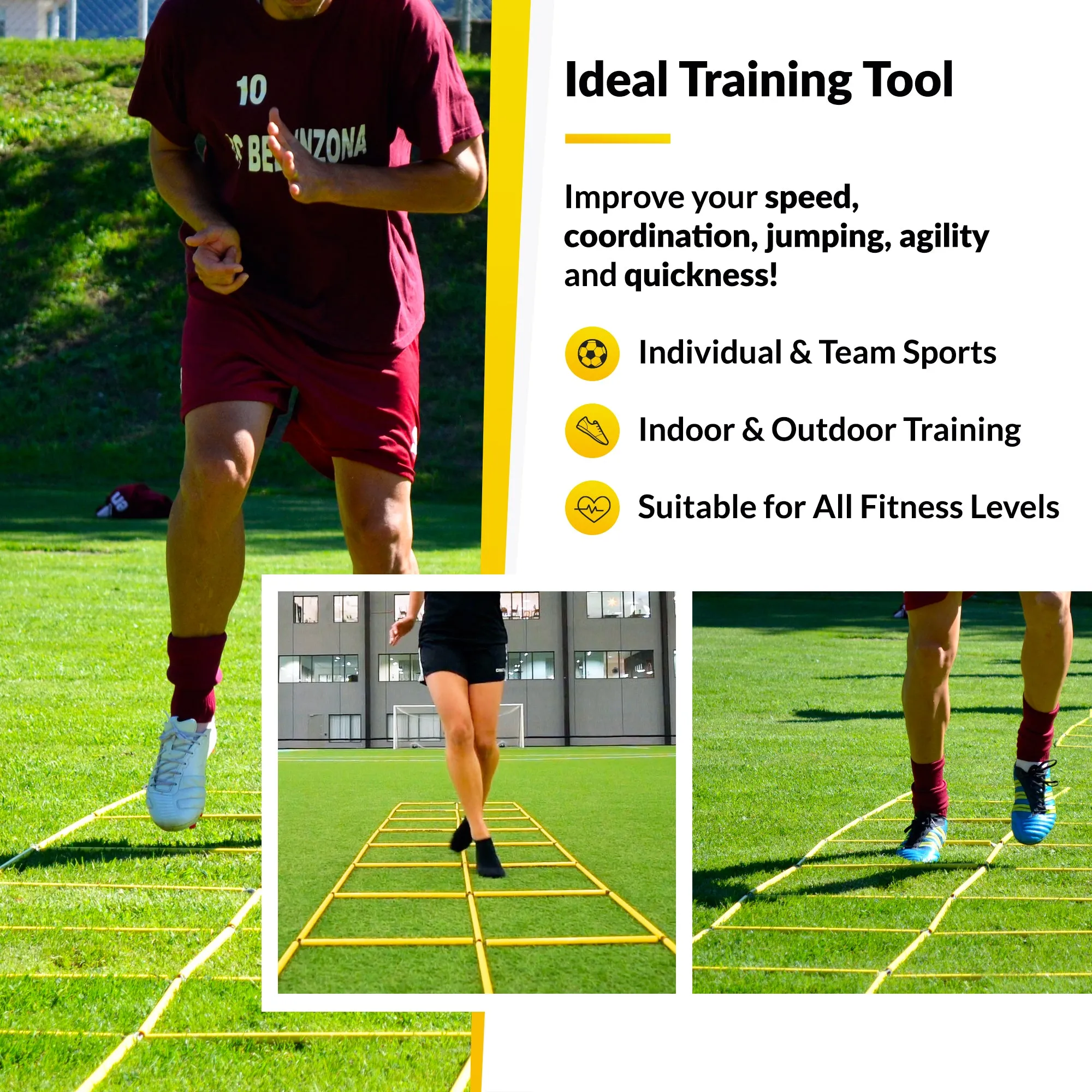 T2 Professional - Double Agility Ladder