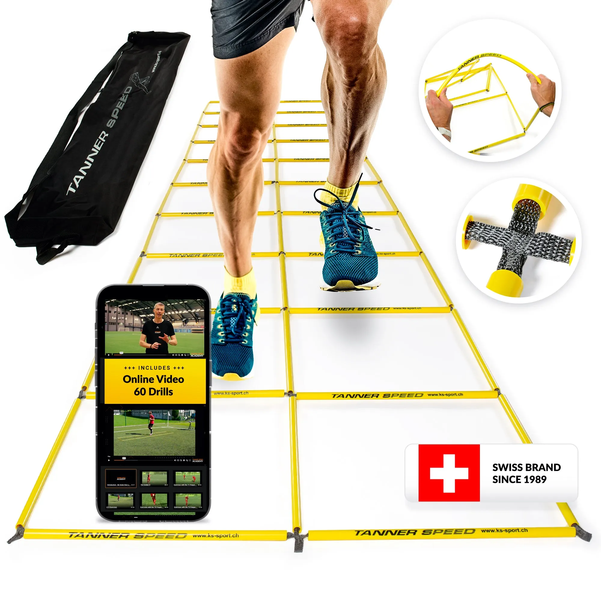 T2 Professional - Double Agility Ladder