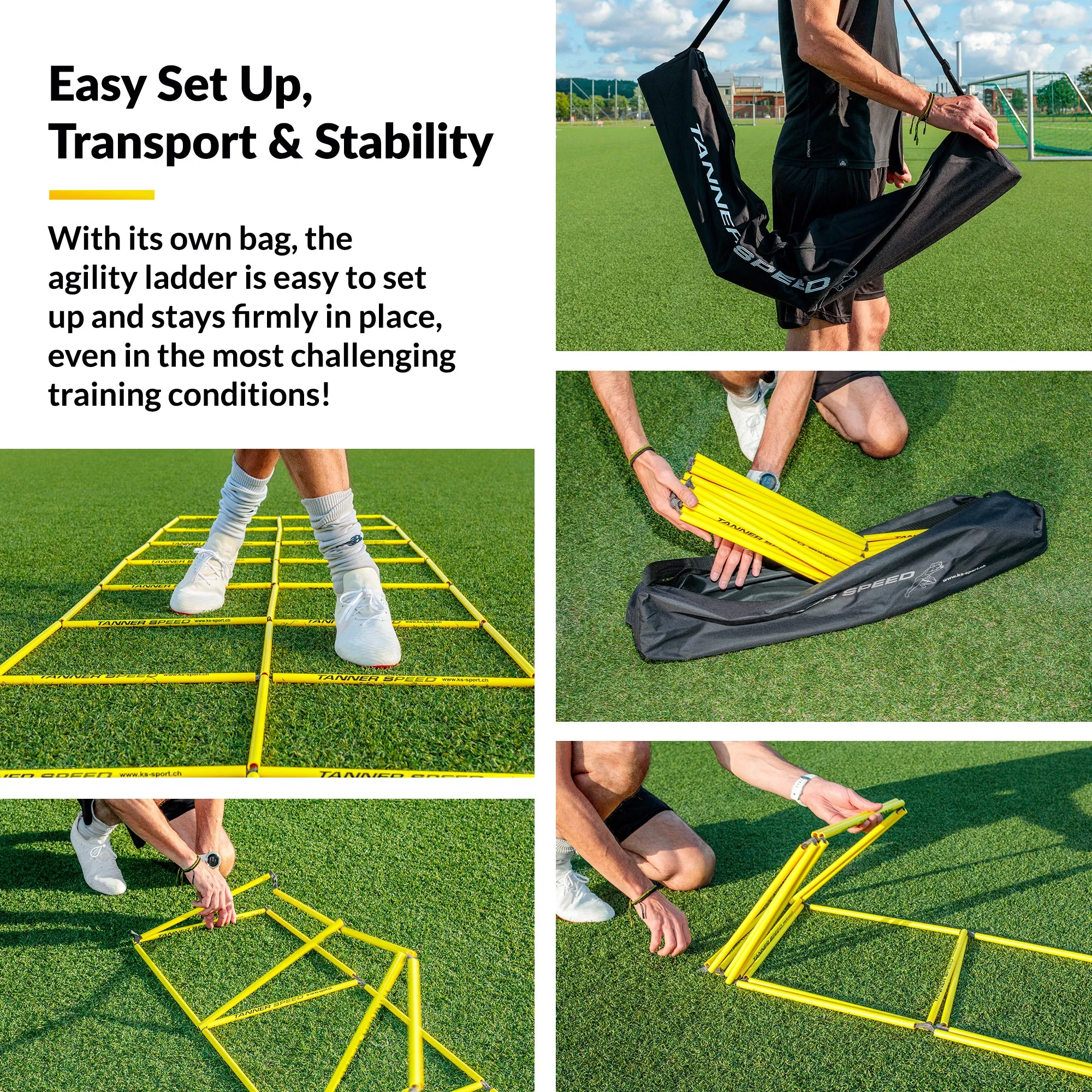 T2 Professional - Double Agility Ladder