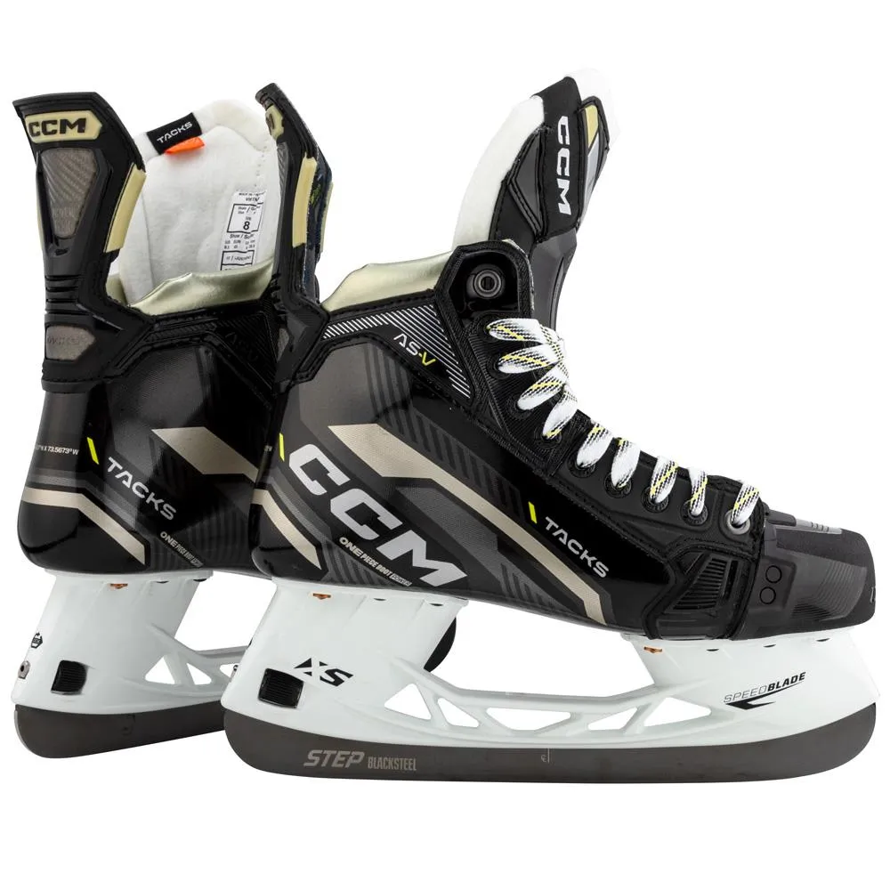 Tacks AS-V Intermediate Skates With Black Steel