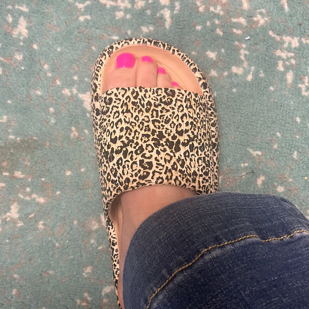 The Leopard Cloud Sandal Shoes