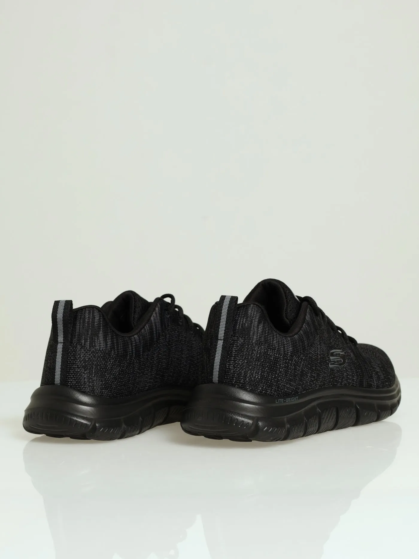Track Lace Up Trainer - Black