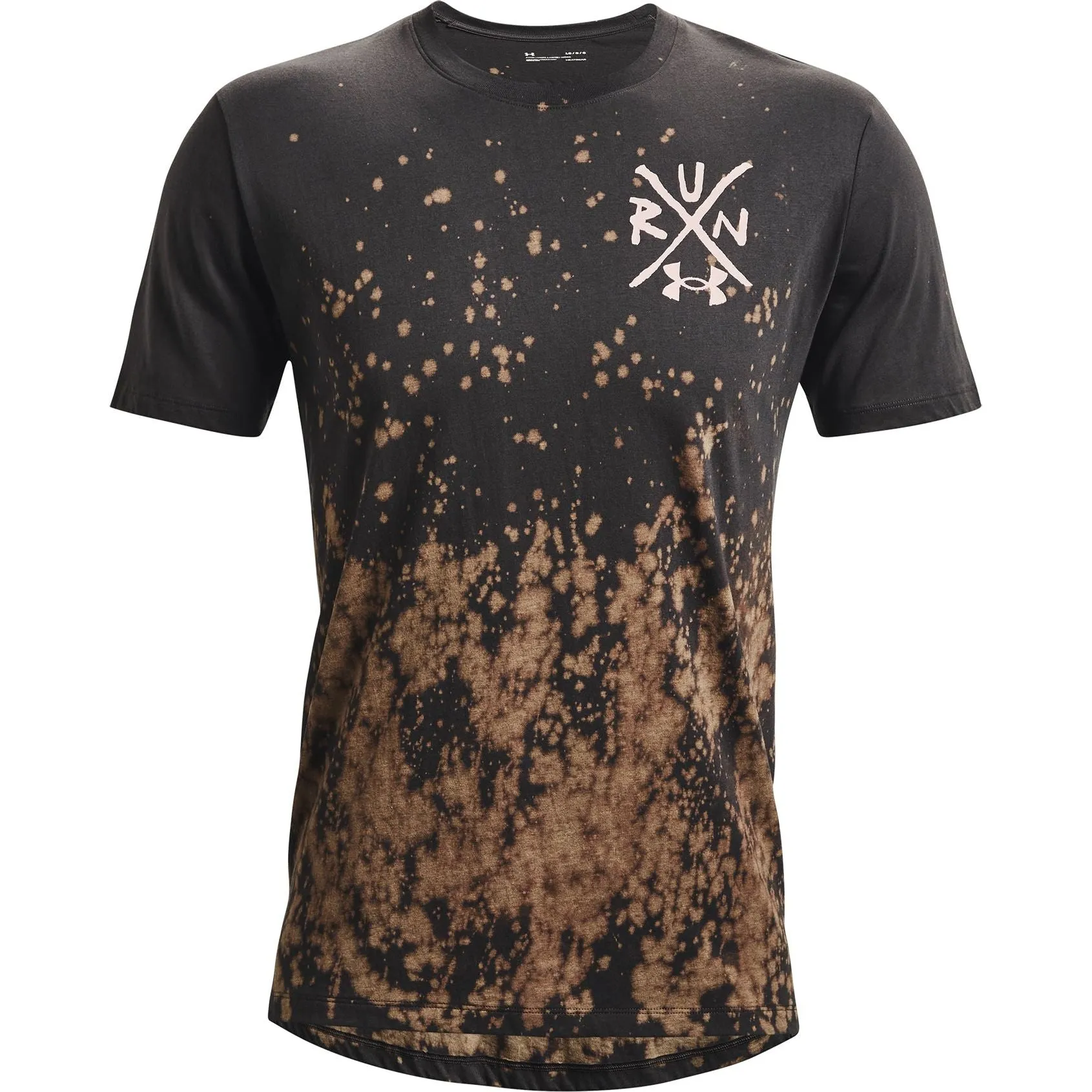 Under Armour Destroy All Miles Short Sleeve Mens Running Top - Grey