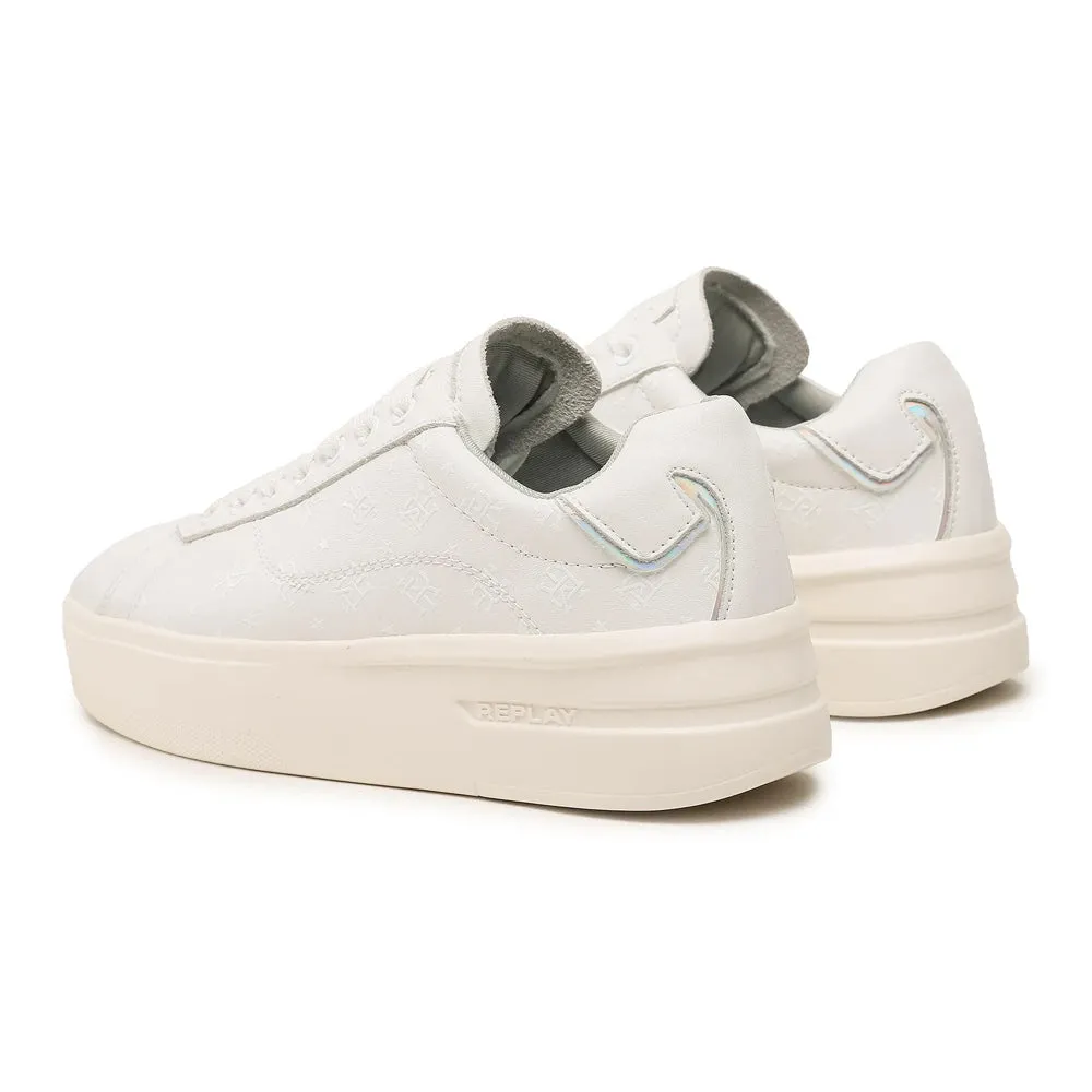 University Allover Sneakers - White