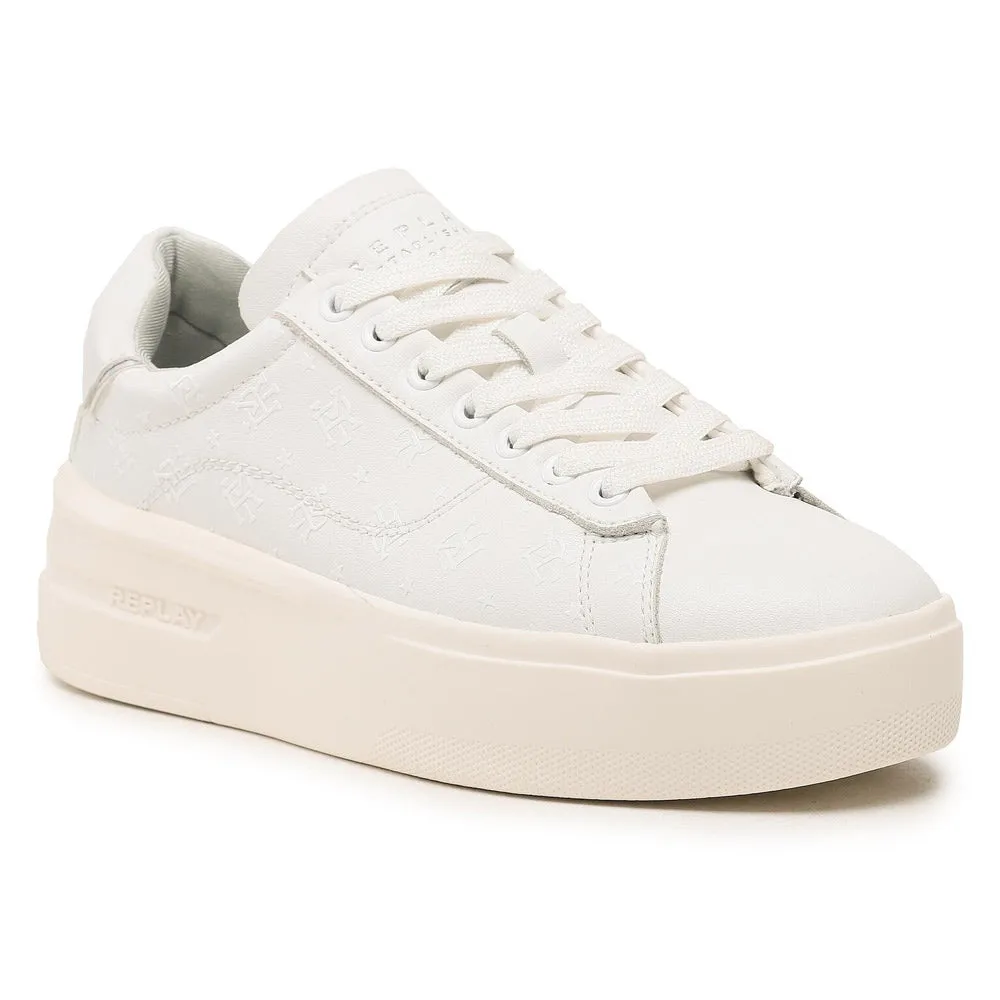 University Allover Sneakers - White