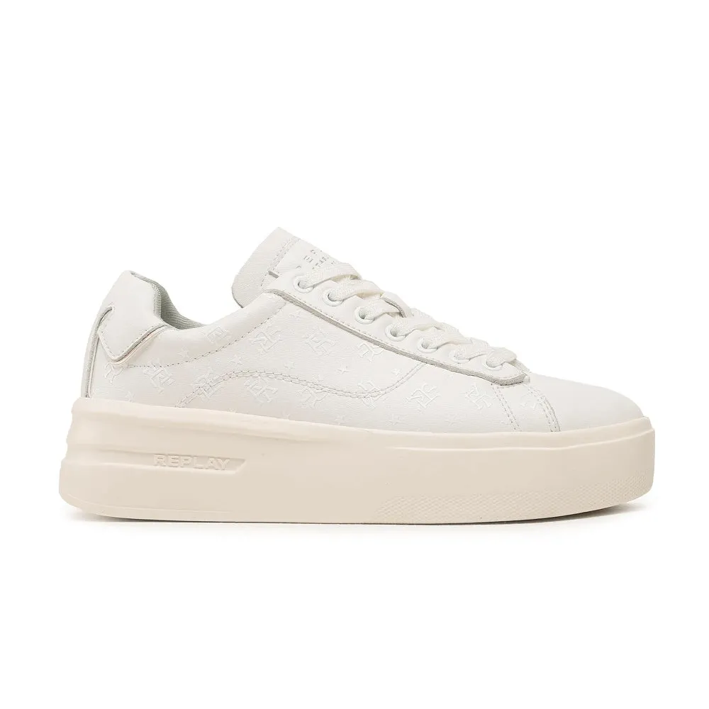 University Allover Sneakers - White