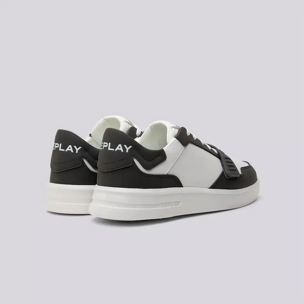 University M Velcro 3 Sneaker - White Multi