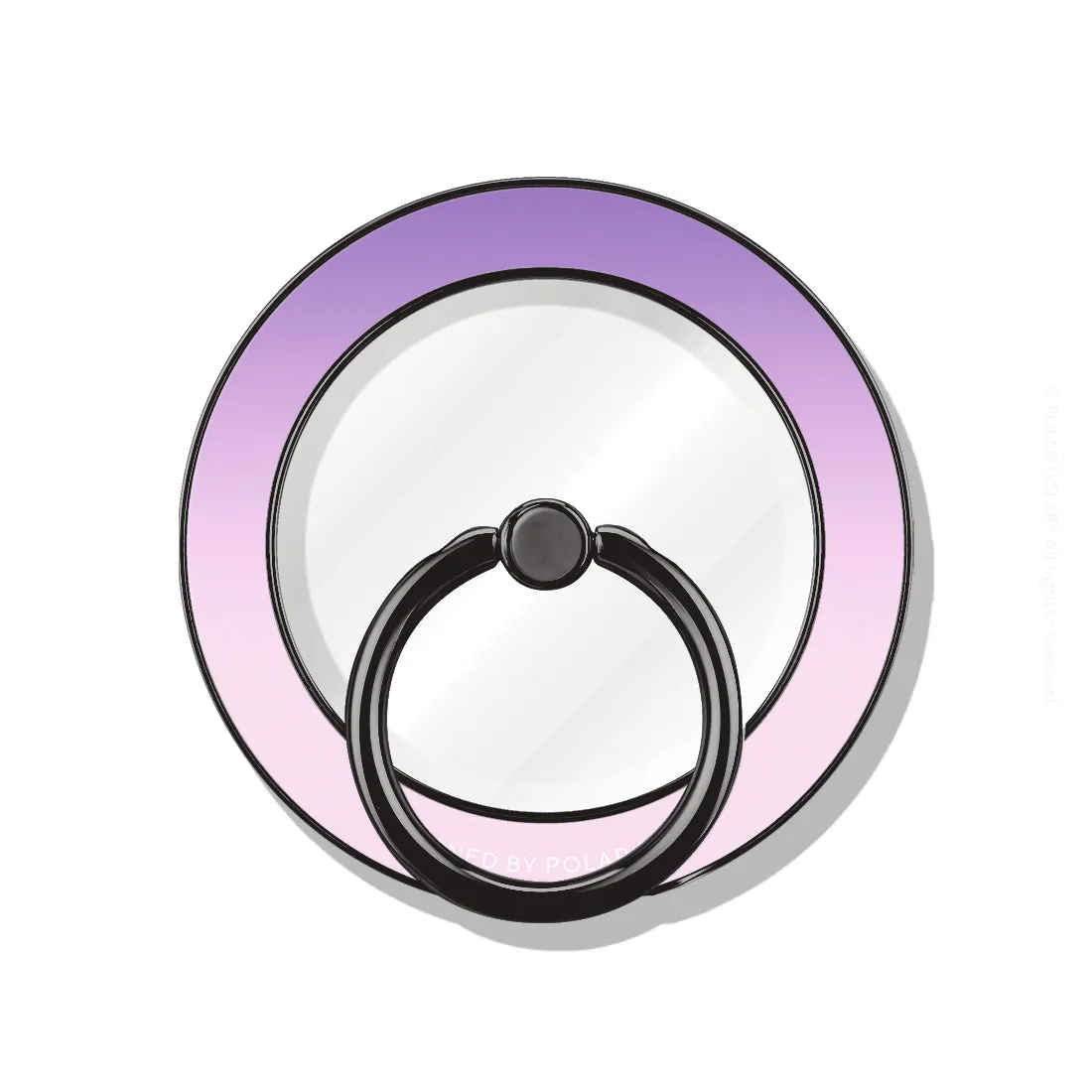 Violet Blue Pastel - Black MagSafe Phone Grip and Ring Holder Stand