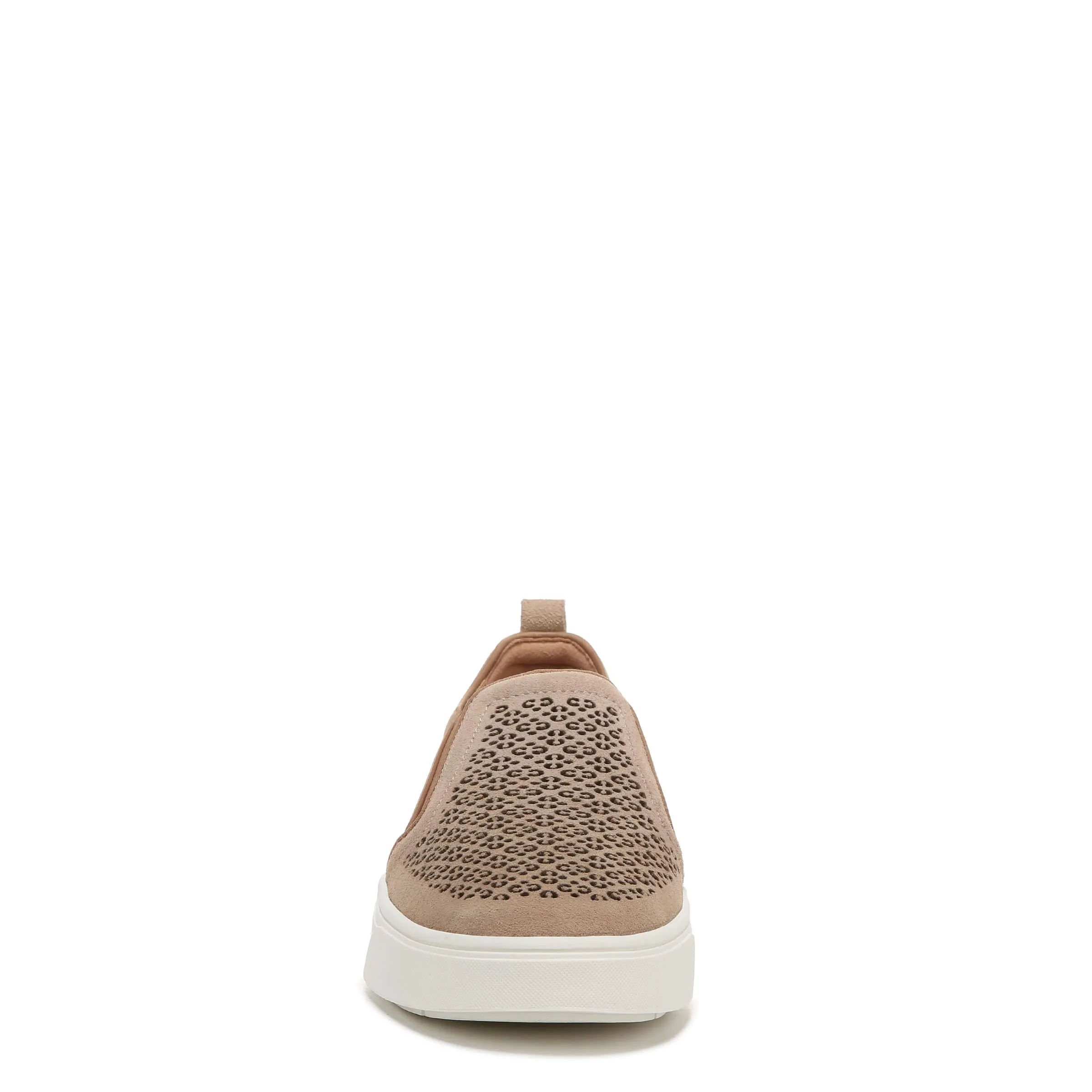 Vionic Women's Sneaker Kimmie Perf- Comfortable Slip Ons That Includes a Built-in Arch Support Wheat Suede 7.5 Medium