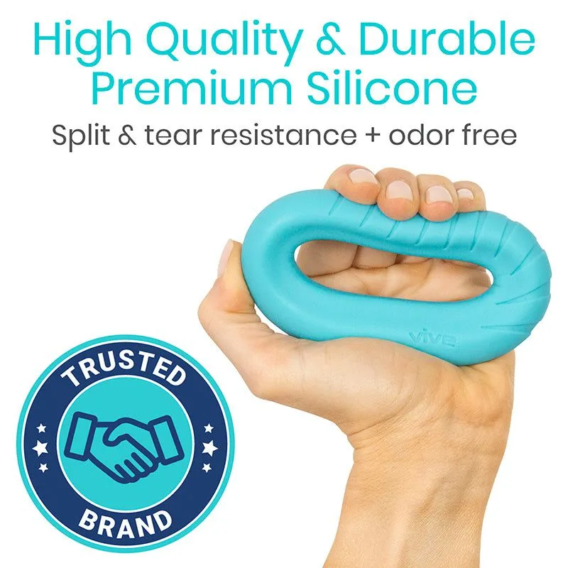 Vive Health Ergonomic Ring Grips - Hand & Forearm Strength