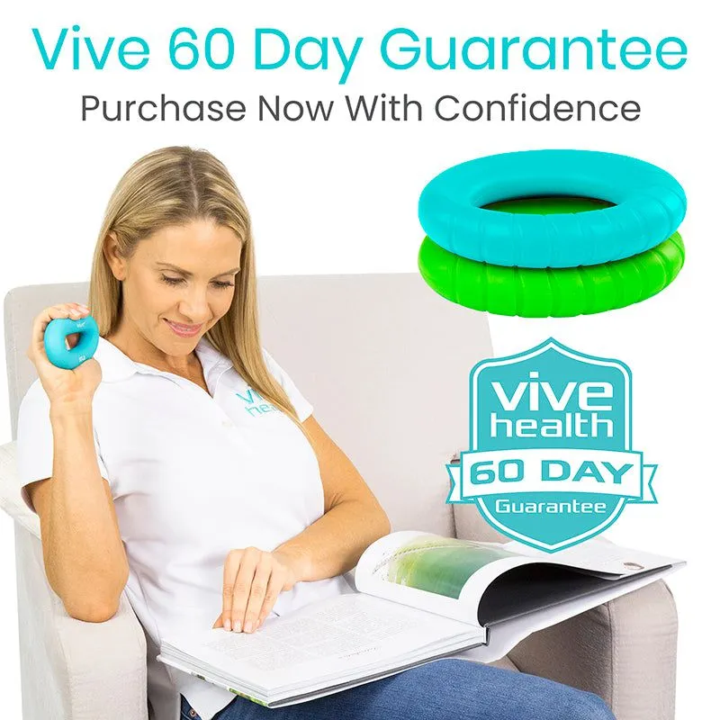 Vive Health Ergonomic Ring Grips - Hand & Forearm Strength