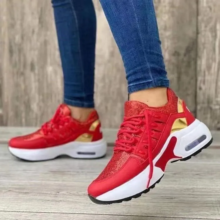 VulcaFlex Lace-Up Sneakers