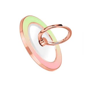 Watermelon Pastel - Rose Gold MagSafe Phone Grip and Ring Holder Stand