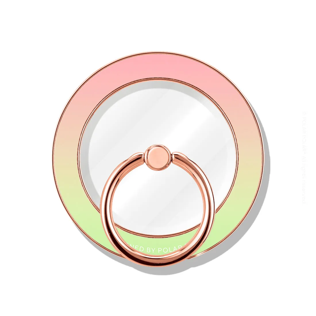 Watermelon Pastel - Rose Gold MagSafe Phone Grip and Ring Holder Stand